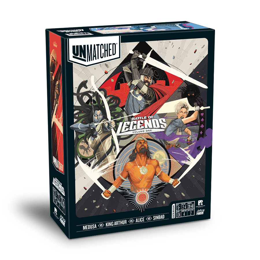 Unmatched Battle of Legends Volume One retail box