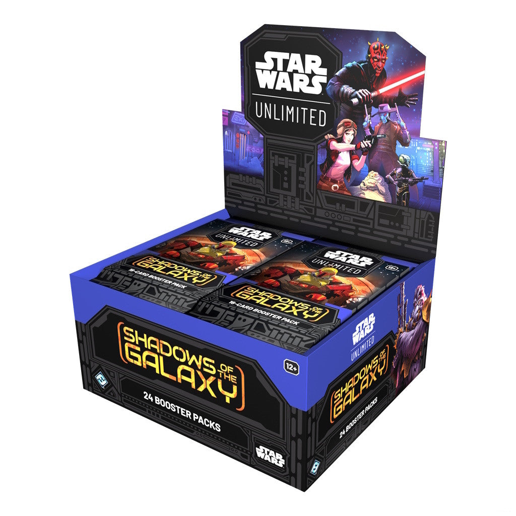 Star Wars: Unlimited Shadows of the Galaxy Booster Box (24 Sealed Packs)