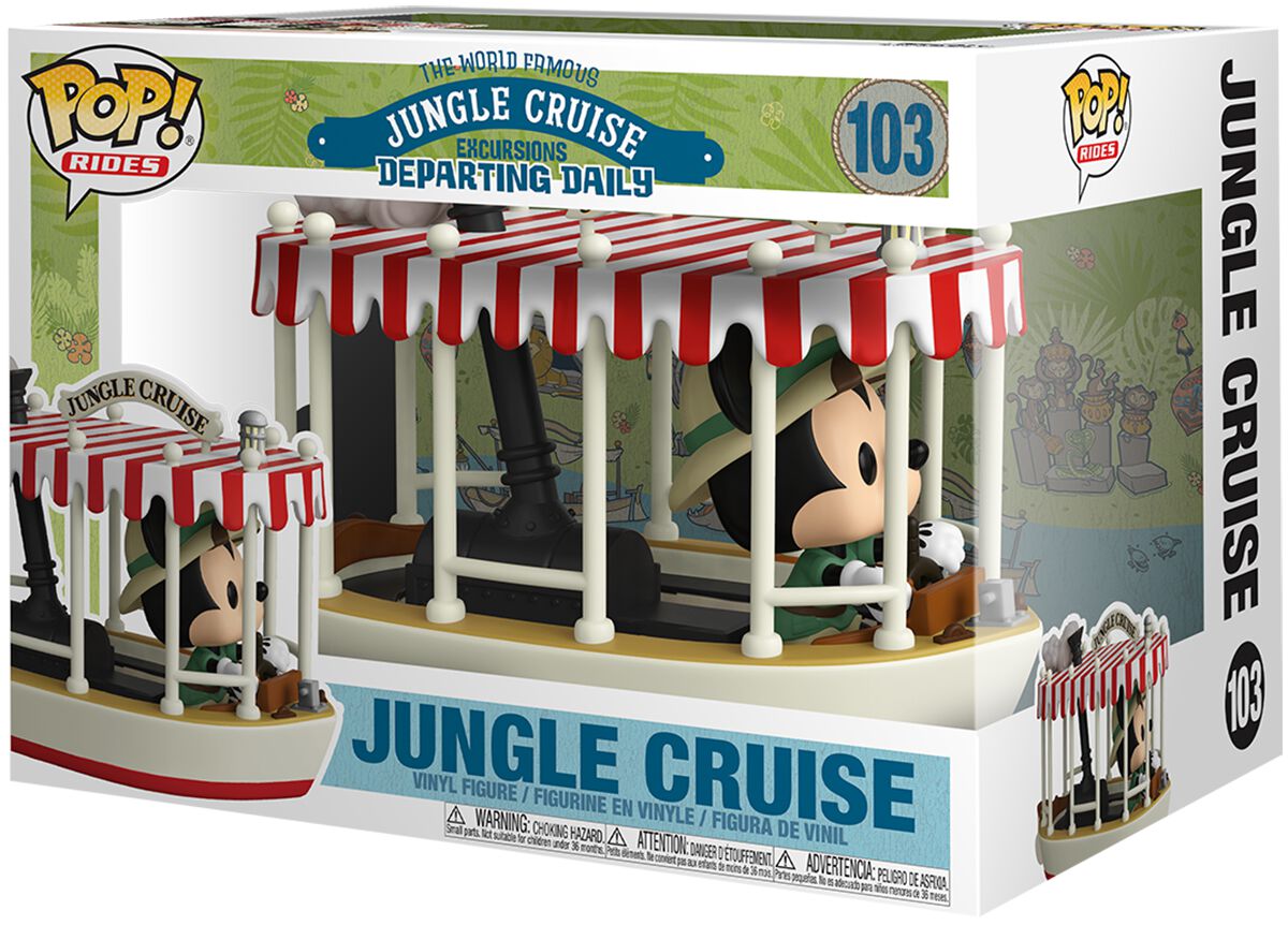 Disney Jungle Cruise: Skipper Mickey w/Boat Funko Pop! Rides