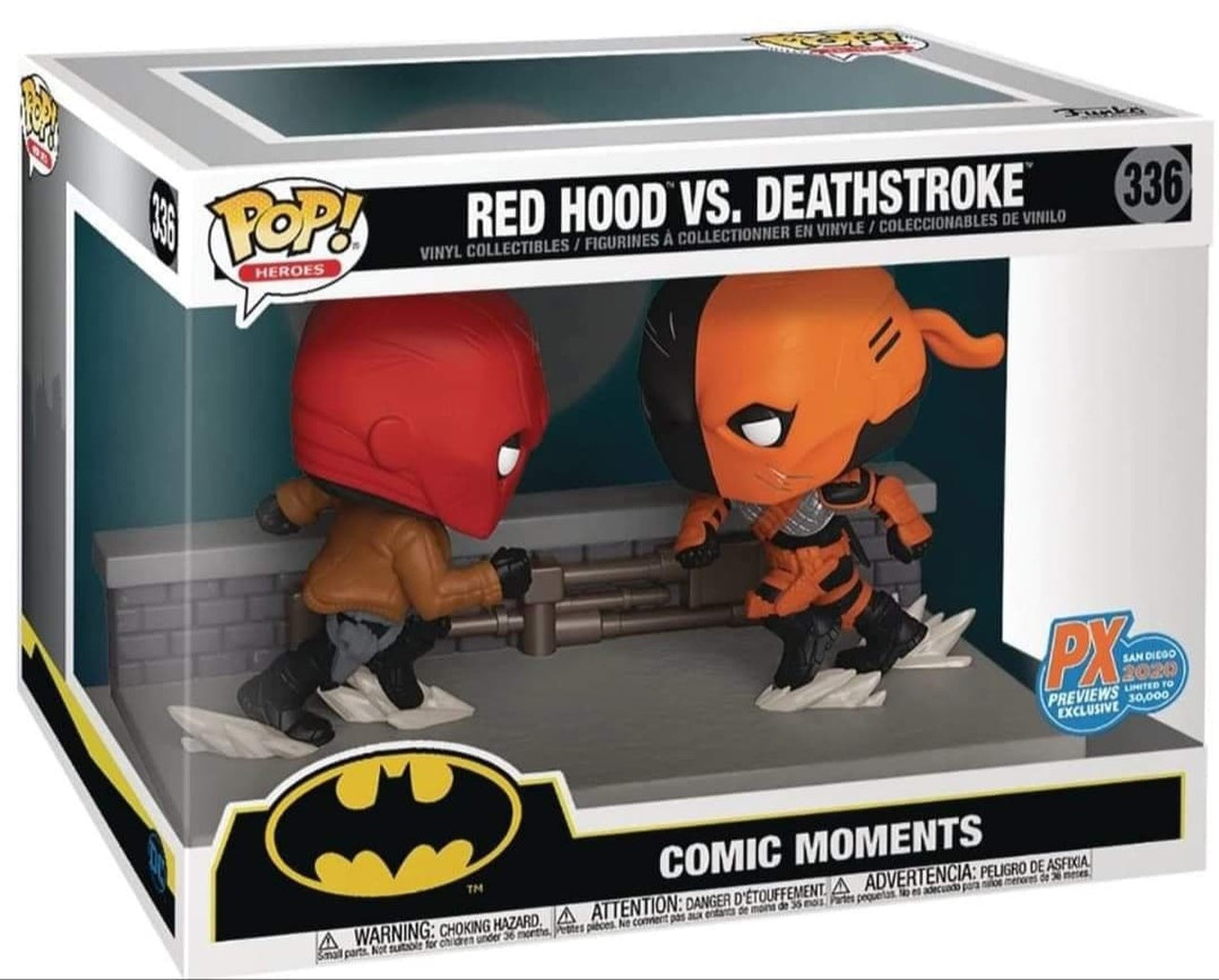 DC: Red Hood VS Death Stroke (PX Previews Exclusive) Funko Pop! Comic Moment