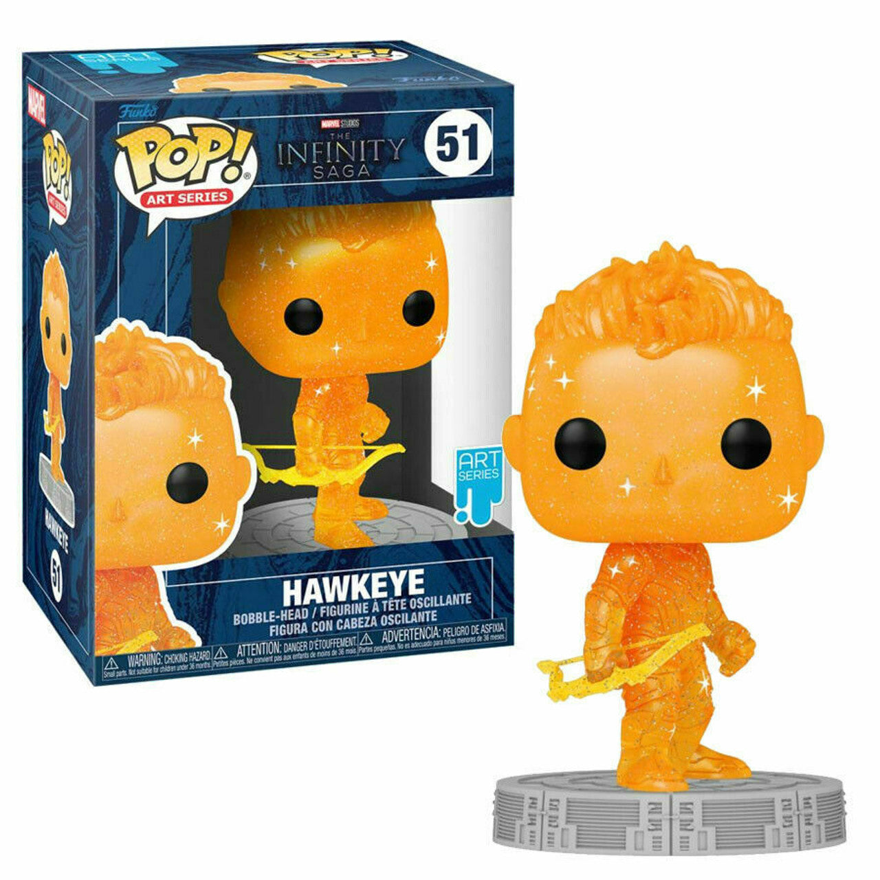 Marvel The Infinity Saga: Art Series Hawkeye Funko Pop! Vinyl