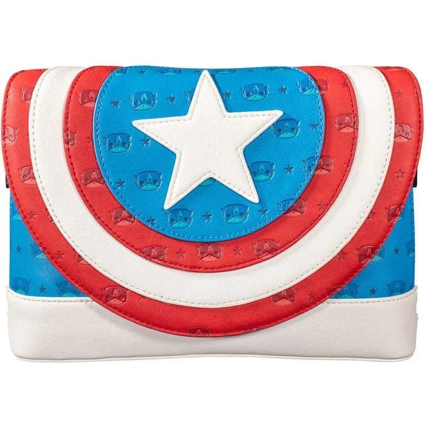 Loungefly x Marvel: Captain America Crossbody Bag