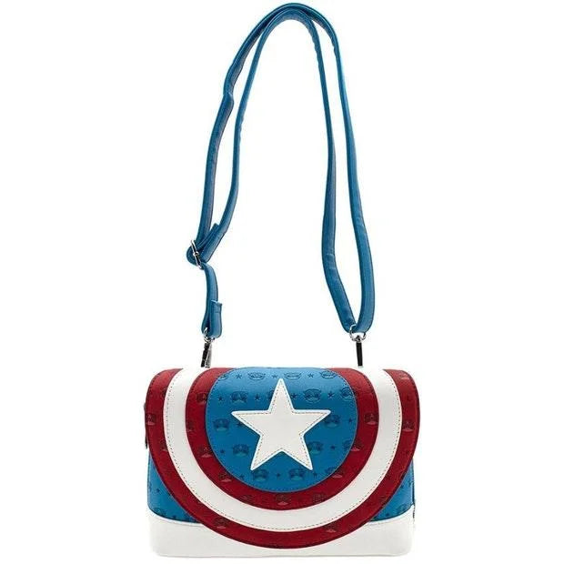 Loungefly x Marvel: Captain America Crossbody Bag