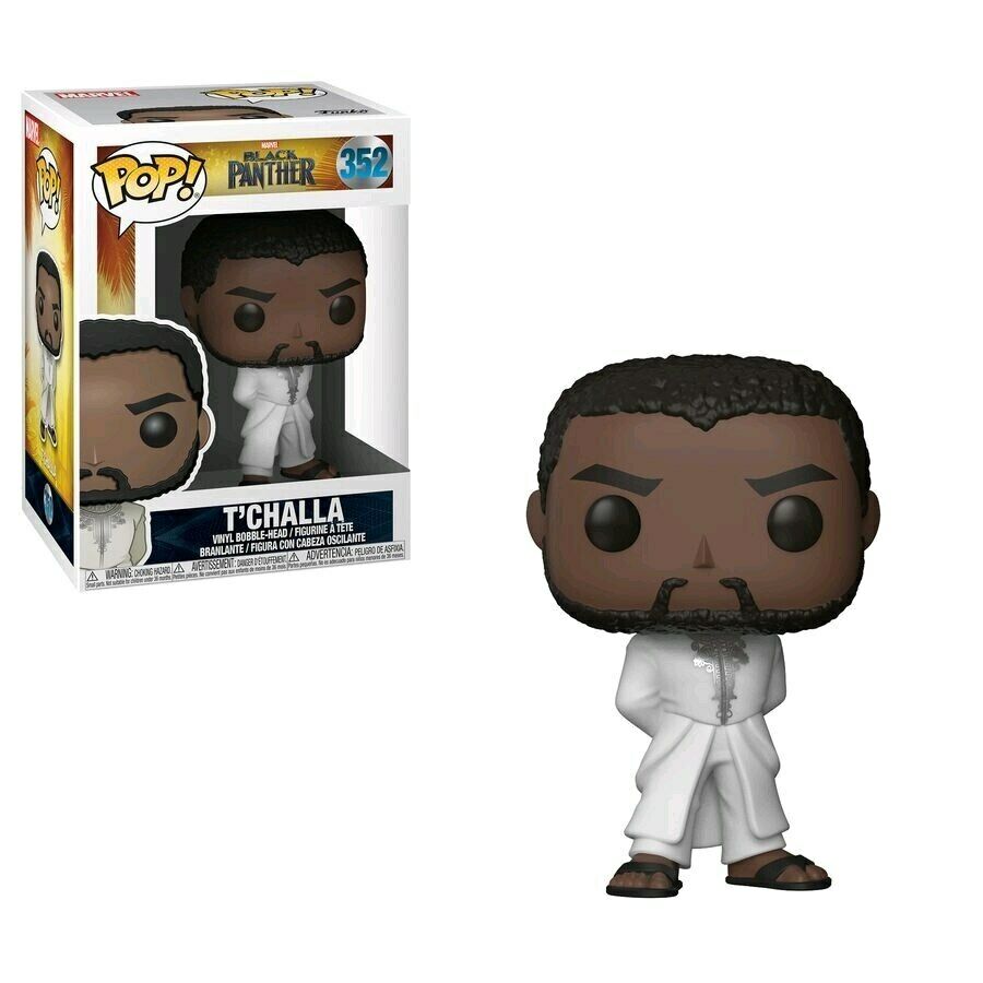Black Panther: T'Challa in White Robe Funko Pop! Vinyl
