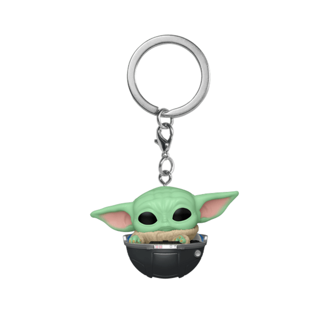 Star Wars Mandalorian: Grogu (In Hovering Pram) Funko Pocket Pop! Keychain