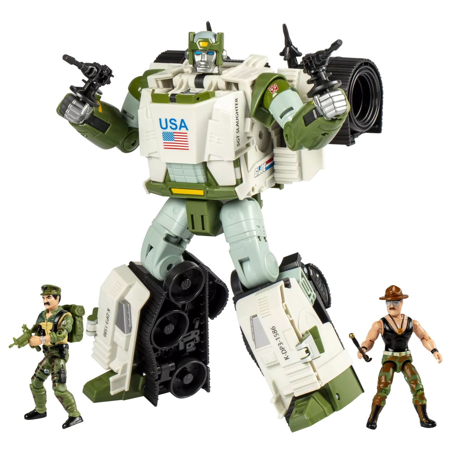 Transformers x G.I. Joe Autobot Kup Triple "T" Action Figure