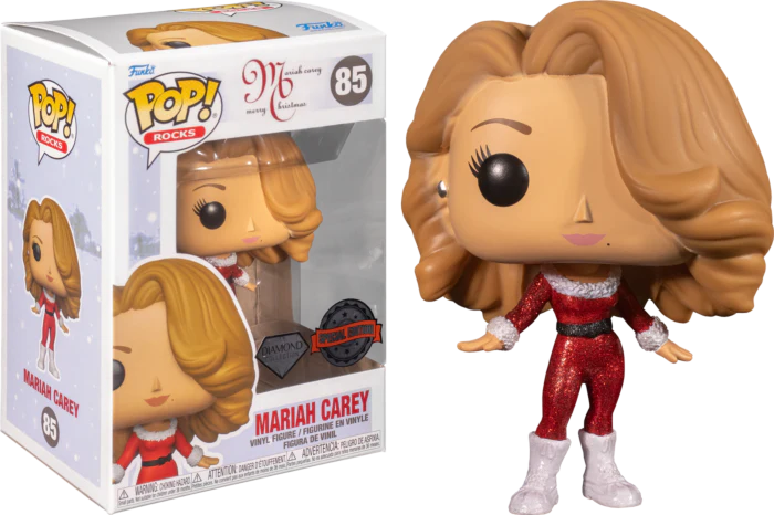 Rocks: Mariah Carey Christmas Diamond Glitter Funko POP! Vinyl