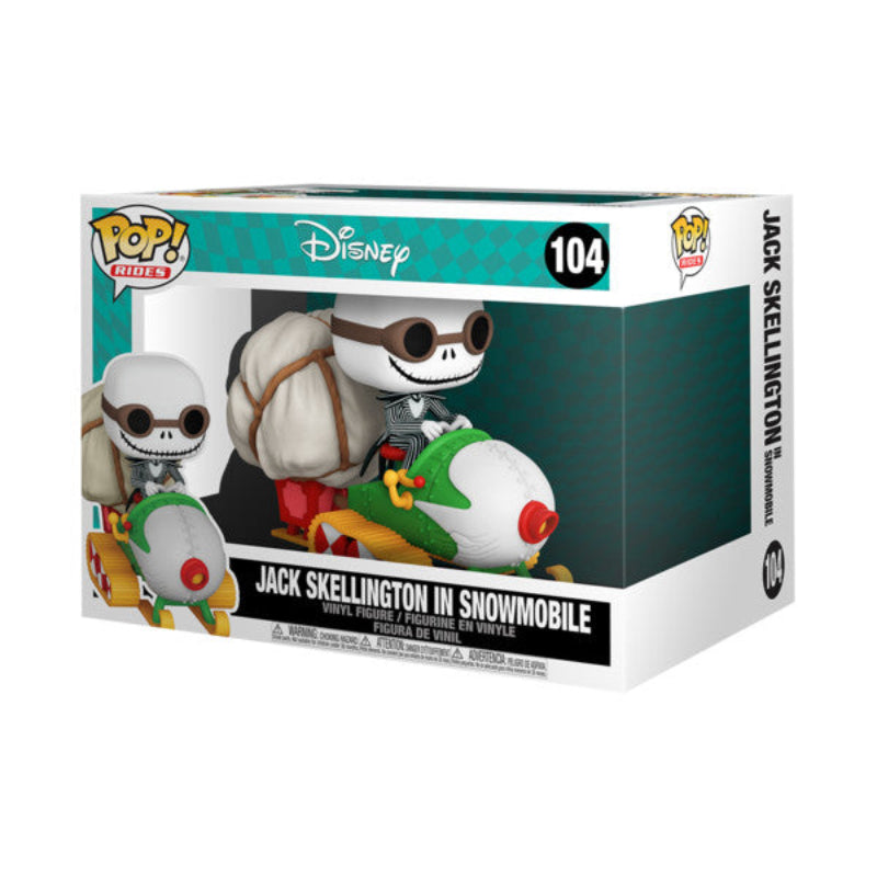 Nightmare Before Christmas: Jack Skellington in Snowmobile Funko POP! Rides
