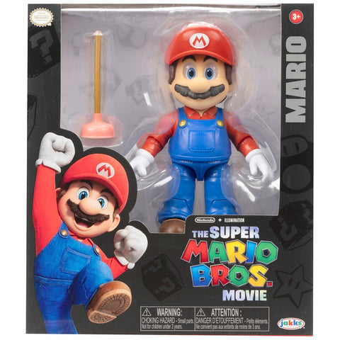 Super Mario Bros. Movie: Mario w/ Plunger 5" Figure