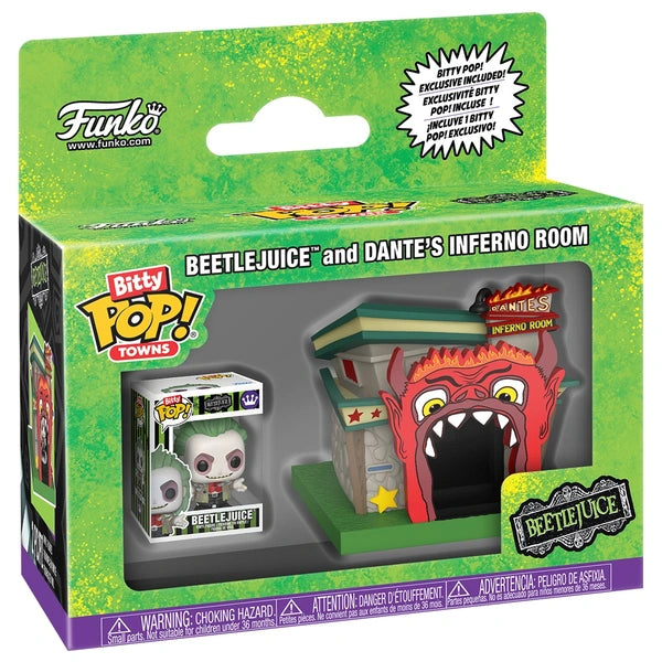 Beetlejuice and Dante's Inferno Room Funko Bitty POP! Towns