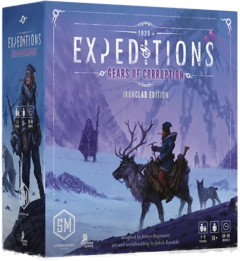 Expeditions: Gears of Corruption Board Game Expansion (Ironclad Edition)