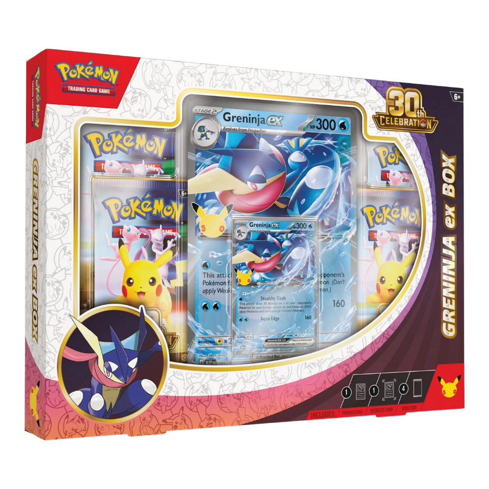 Pokemon TCG: 30th Celebration Greninja ex Box
