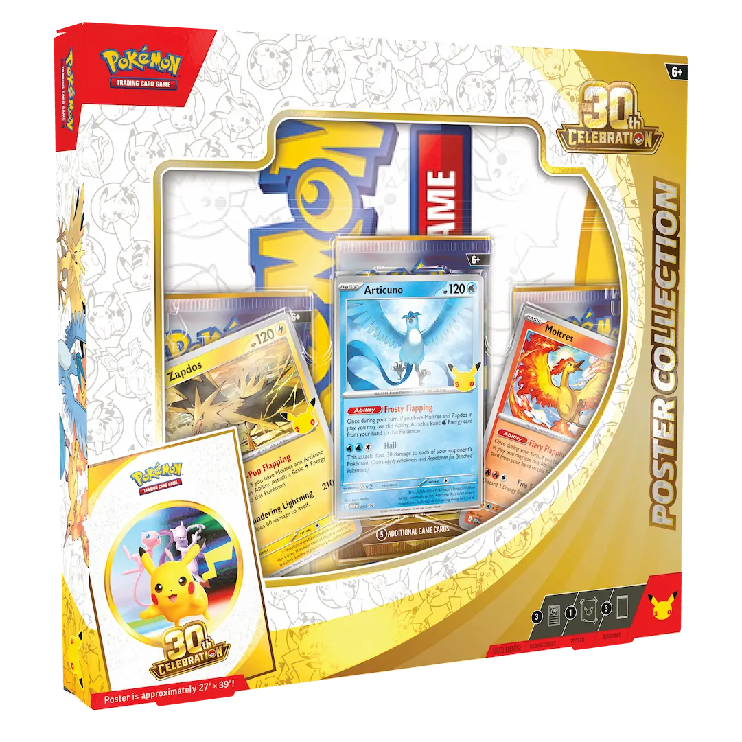 Pokemon TCG: 30th Celebration Poster Collection