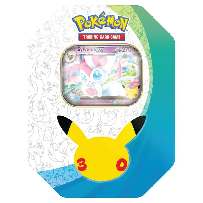 Pokemon TCG: 30th Celebration Sylveon ex Tin