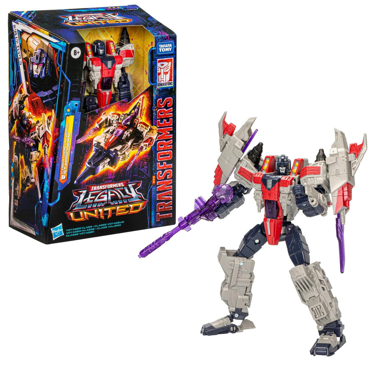 Transformers Legacy United Voyager Class Action Figure: Cybertron Universe Starscream