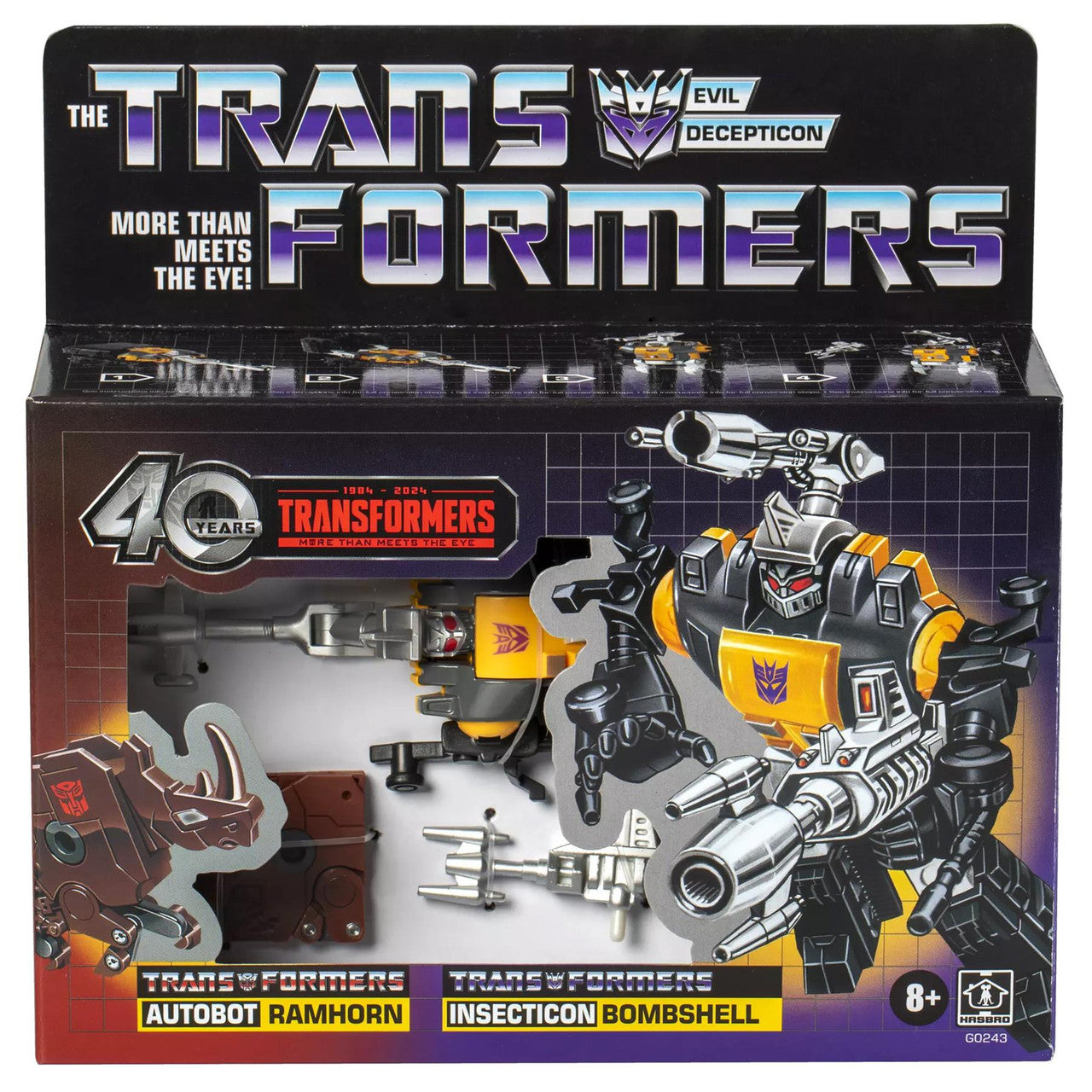 Transformers Retro 40th Anniversary: Bombshell & Ramhorn figures