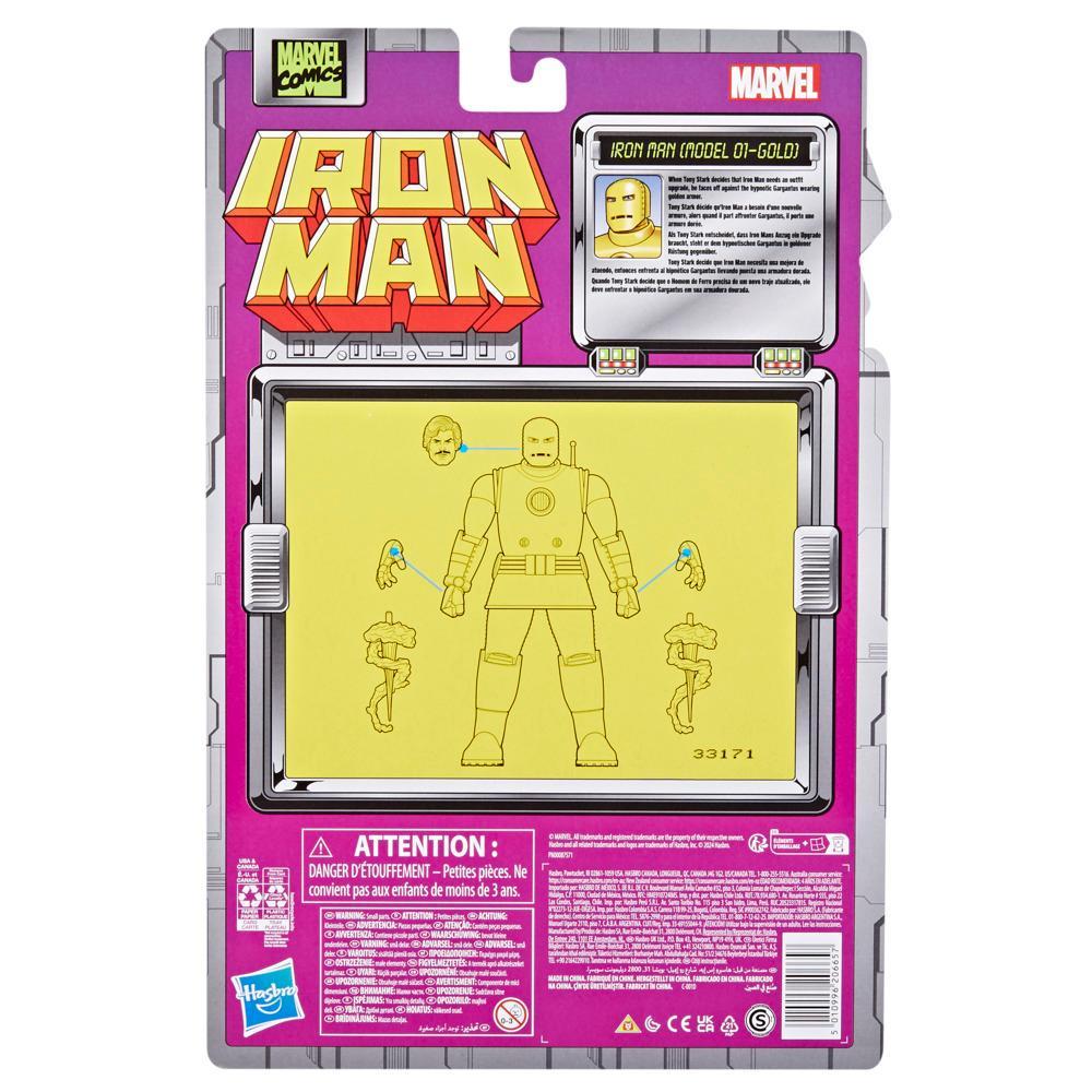 Marvel Legends Series: Iron Man Model 01 Gold 6" Figure