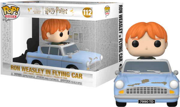 Harry Potter: Ron Weasley in Flying Car Funko Pop! Rides