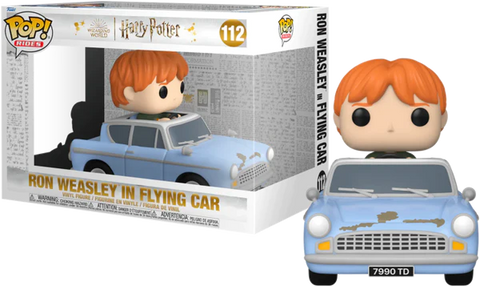 Harry Potter: Ron Weasley in Flying Car Funko Pop! Rides
