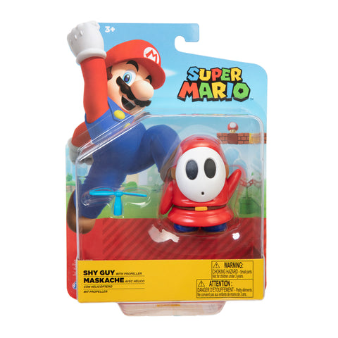 Super Mario: Shy Guy w/ Propeller 10cm Figure