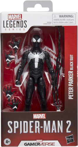 Marvel Legends Series: Gamervere Spider-Man 2 Peter Parker Black Suit