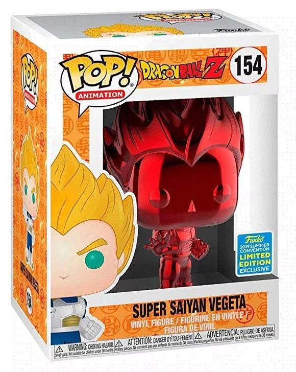 Dragon Ball Z: Super Saiyan Vegeta (Red Chrome) Funko POP! Vinyl