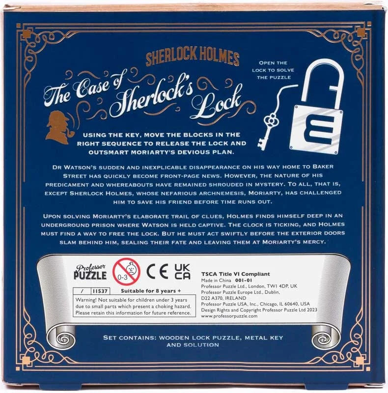 Professor Puzzle Sherlock Holmes: The Case of Sherlock's Lock Puzzle