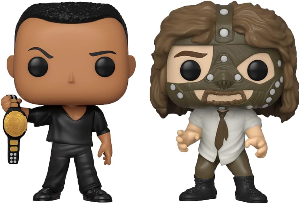 WWE: The Rock vs Mankind Funko Pop! Vinyl 2-Pack
