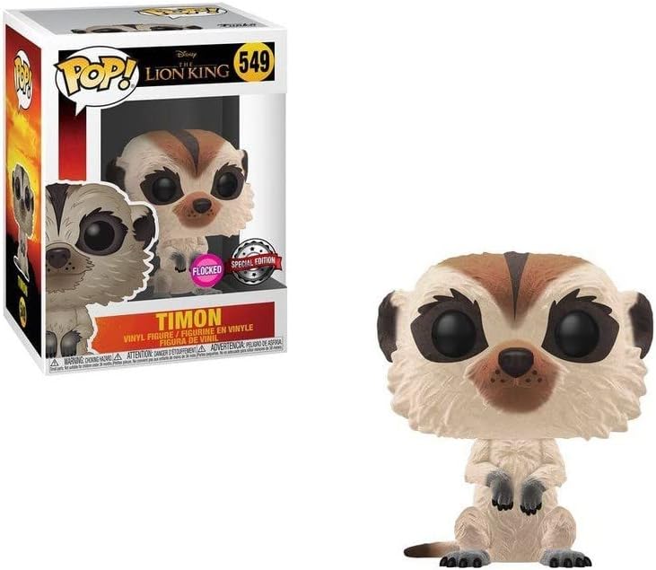 Disney The Lion King: Timon (Flocked) Funko POP! Vinyl