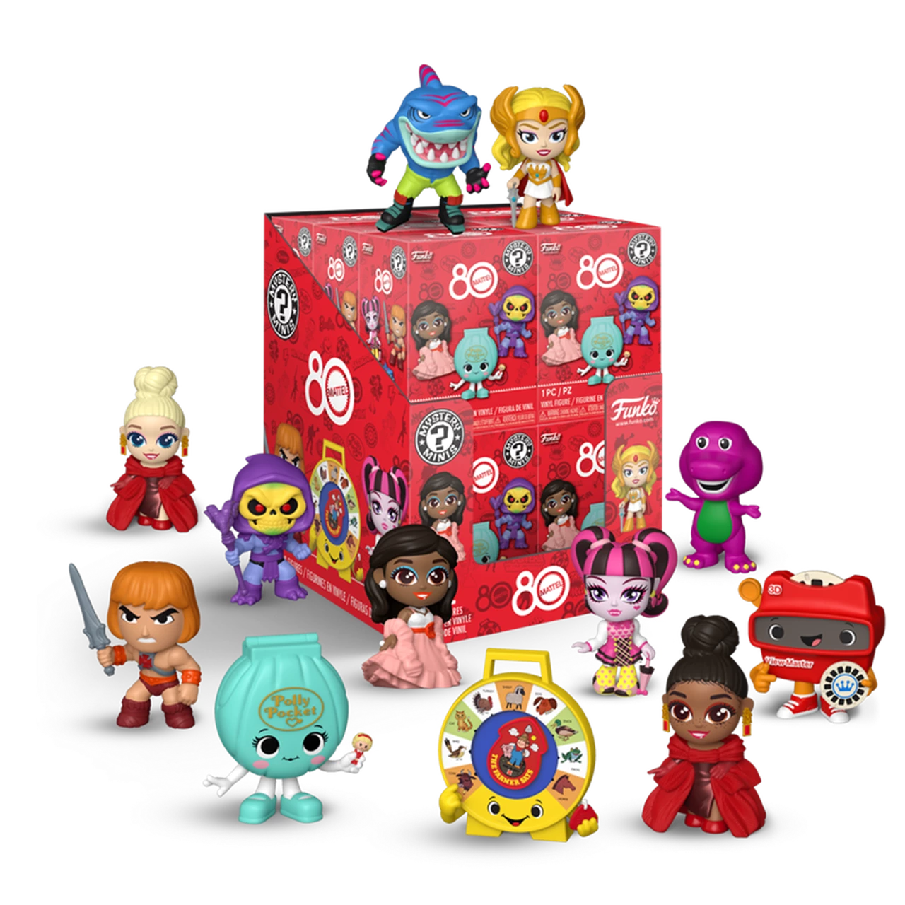 Funko Minis: Mattel 80th Mystery Minis (One random figure)