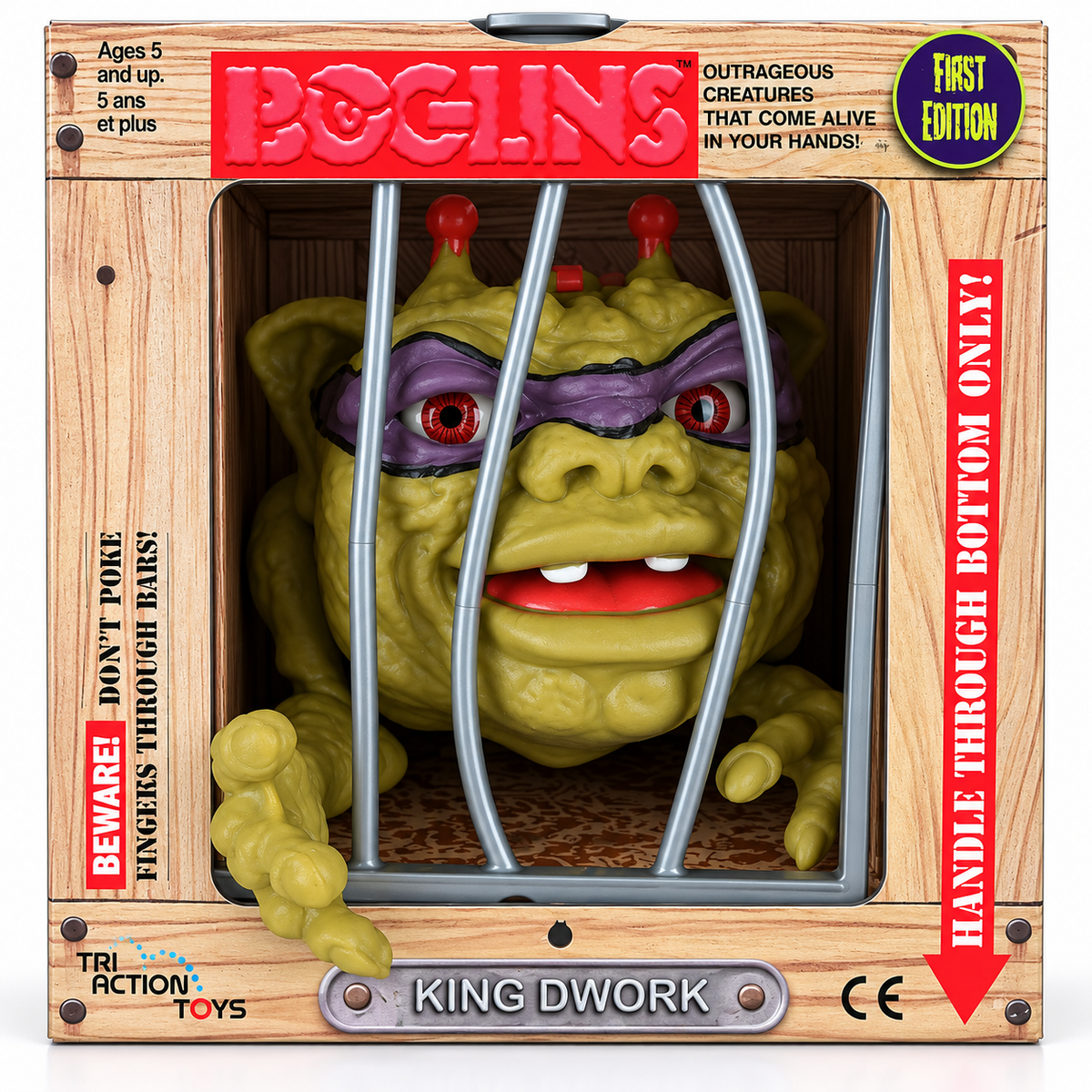 Boglins Red-Eyed King Dwork 8-Inch Monster Hand Puppet