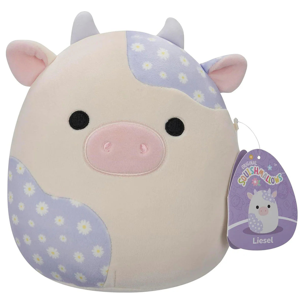Original Squishmallows 7.5 inch Plush: Lisel the Lavender Cow