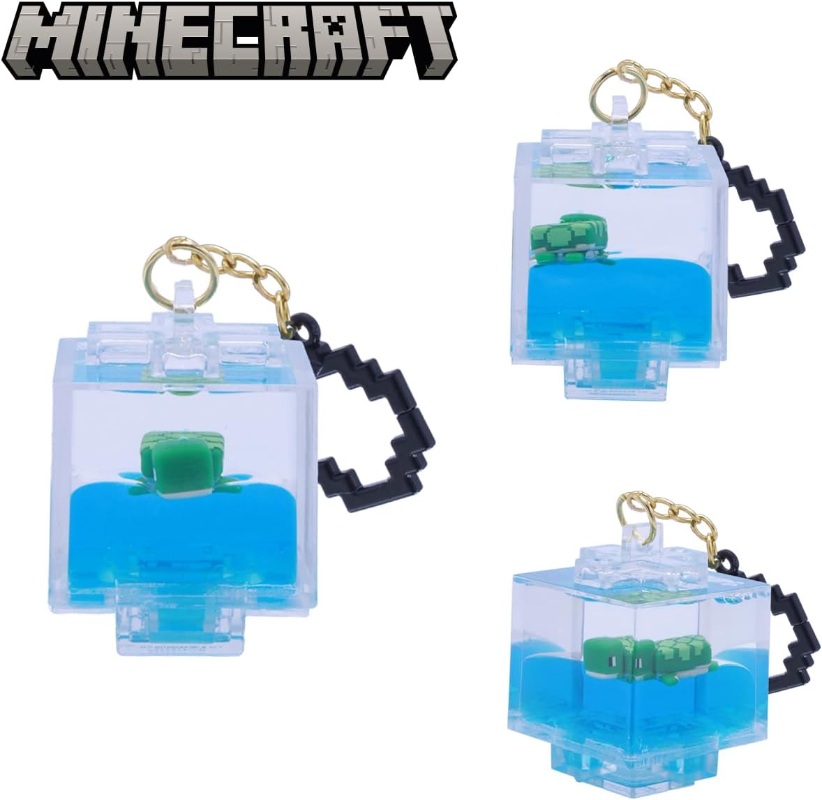 Minecraft Series 2 Glow-in-the-Dark Water Charm Blind  (1 Random Figure Supplied)