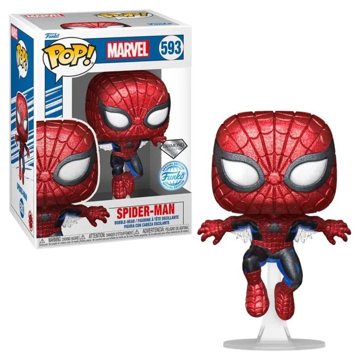 Spider-Man Diamond Glitter Special Edition Funko POP! Vinyl