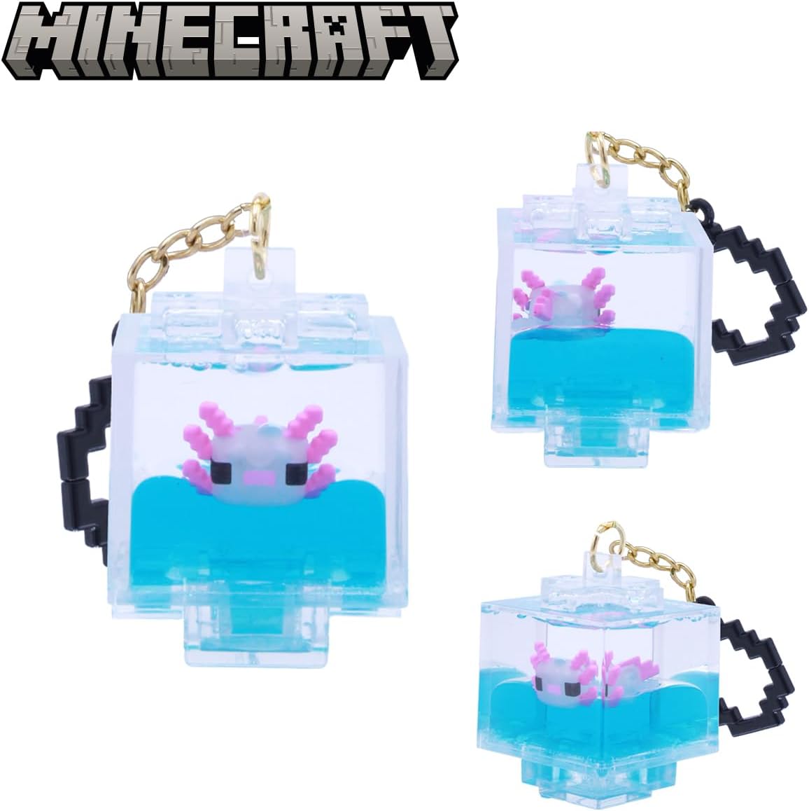 Minecraft Series 2 Glow-in-the-Dark Water Charm Blind  (1 Random Figure Supplied)