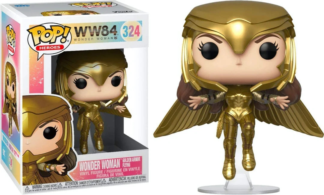 WW84: Wonder Woman Golden Armor (Flying) Funko Pop! Vinyl