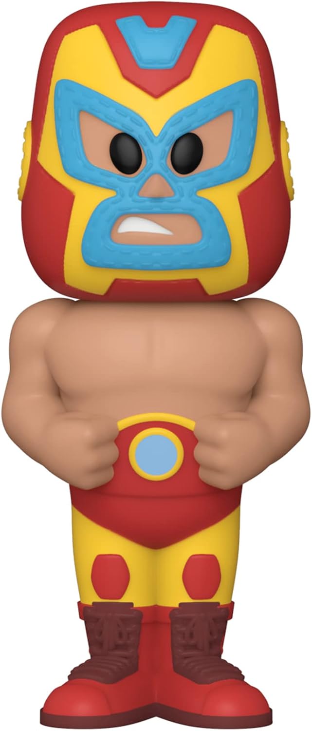 Funko Vinyl Soda: Marvel Luchadores - El Heroe Invicto (Iron Man)