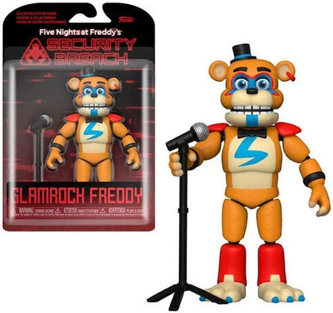 Funko Five Nights at Freddy's Security Breach Action Figure Set of 5 –  Glamrock Chica, Montgomery Gator, Roxanne Wolf, Vanny, Glamrock Freddy  Bundle