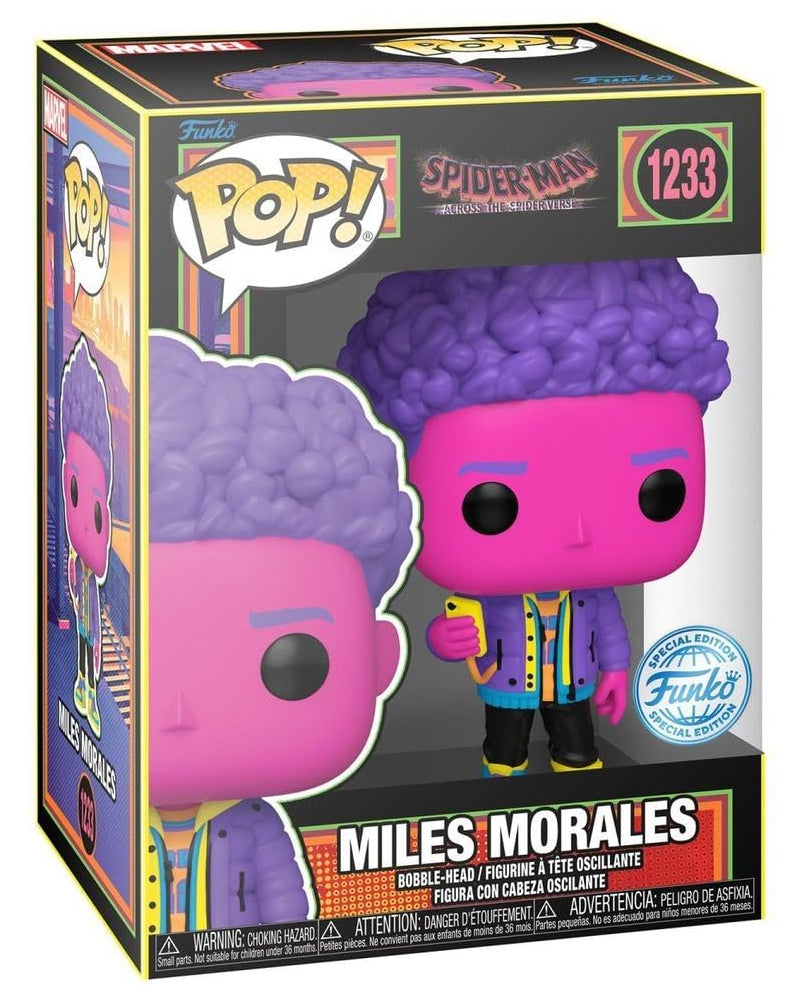 Spider-Man: Miles Morales (Black Light) Funko Pop! Vinyl