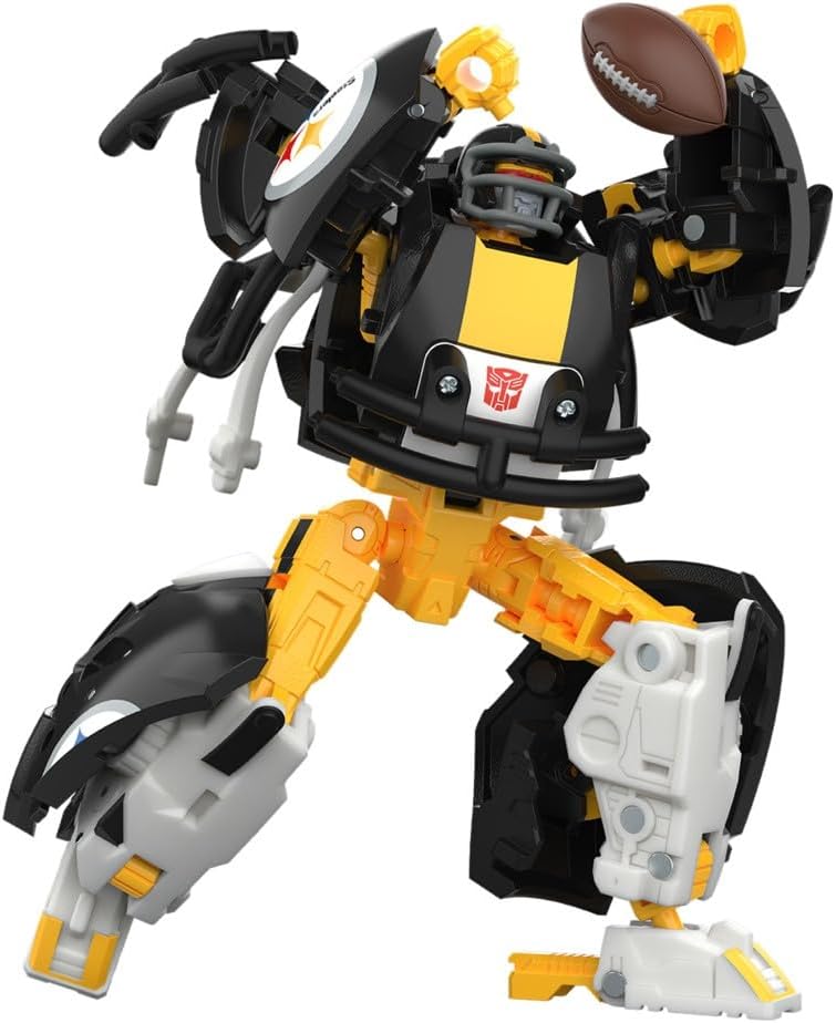 Transformers x NFL Pittsburgh Steelers Steelsmash 5.5-Inch Action Figure