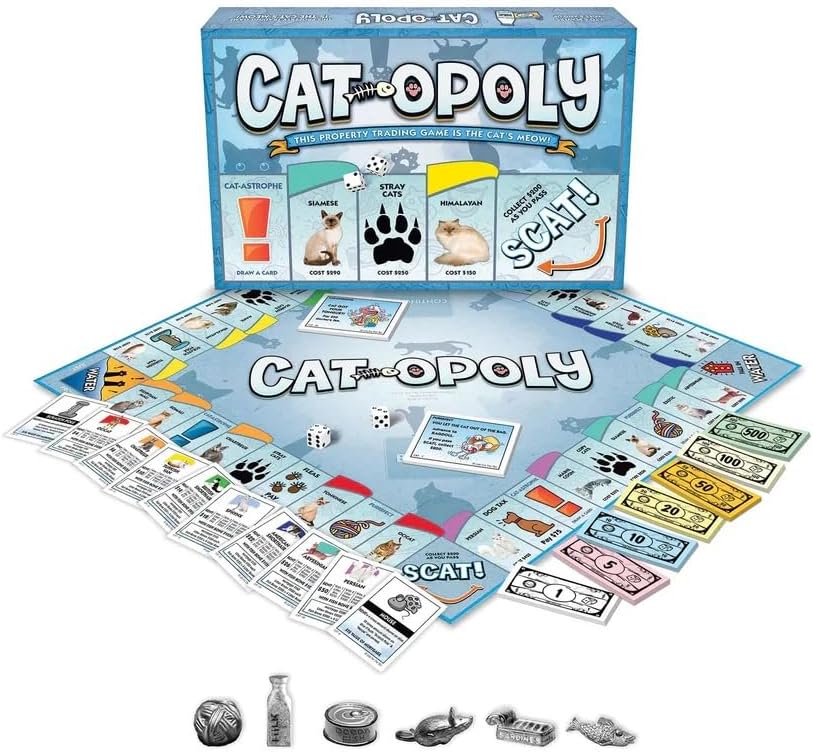 Cat-Opoly Board Game