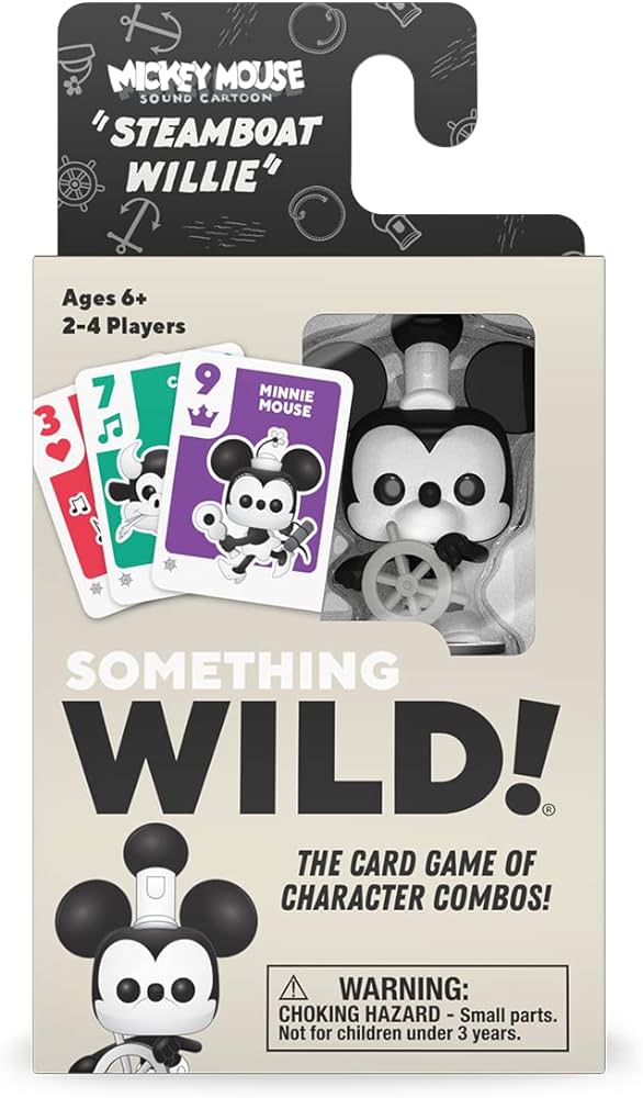 Funko Games: Something Wild Card Game - Steamboat Willie