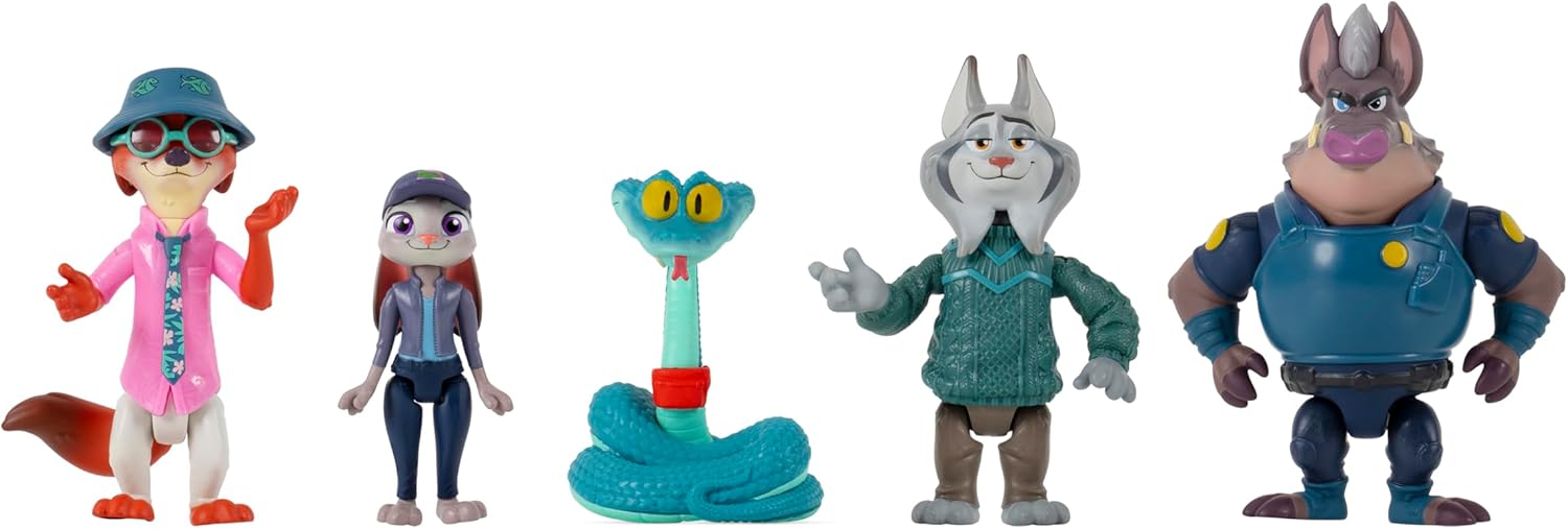 Disney's Zooptropolis 2: Articulated 3" Figure 5-Pack