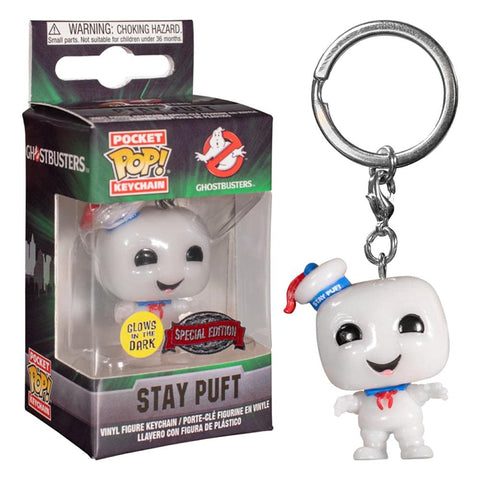 Ghostbusters: Stay Puft (Glow in the Dark) Funko Pop! Keychain