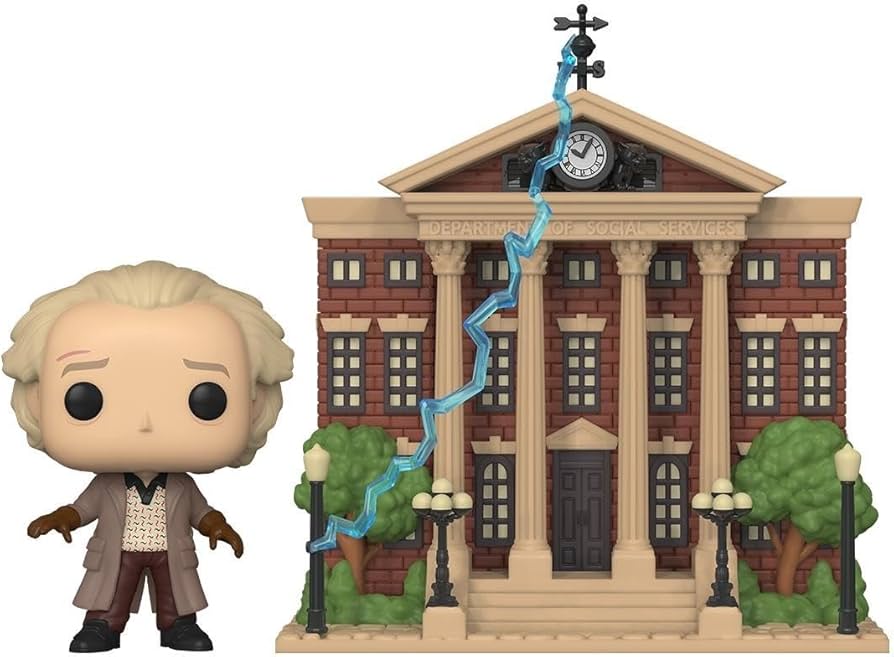 Back to the Future: Doc with Clock Tower Funko POP! Town