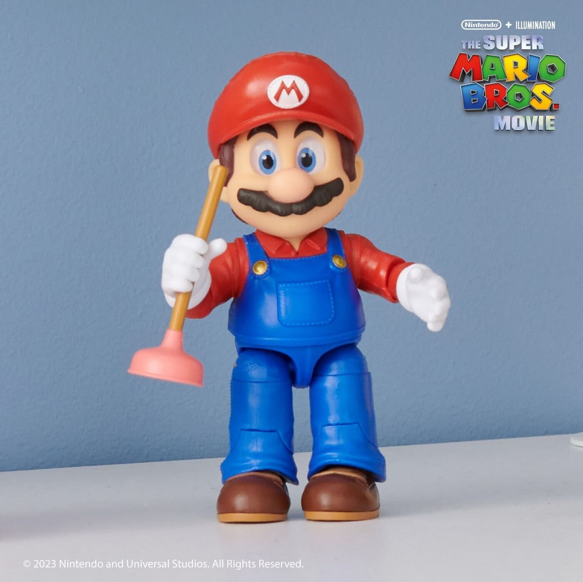 Super Mario Bros. Movie: Mario w/ Plunger 5" Figure