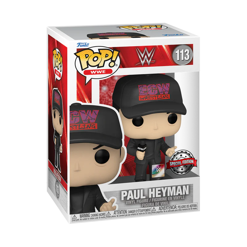 WWE: Paul Heyman (ECW Special Edition) Funko Pop! Vinyl