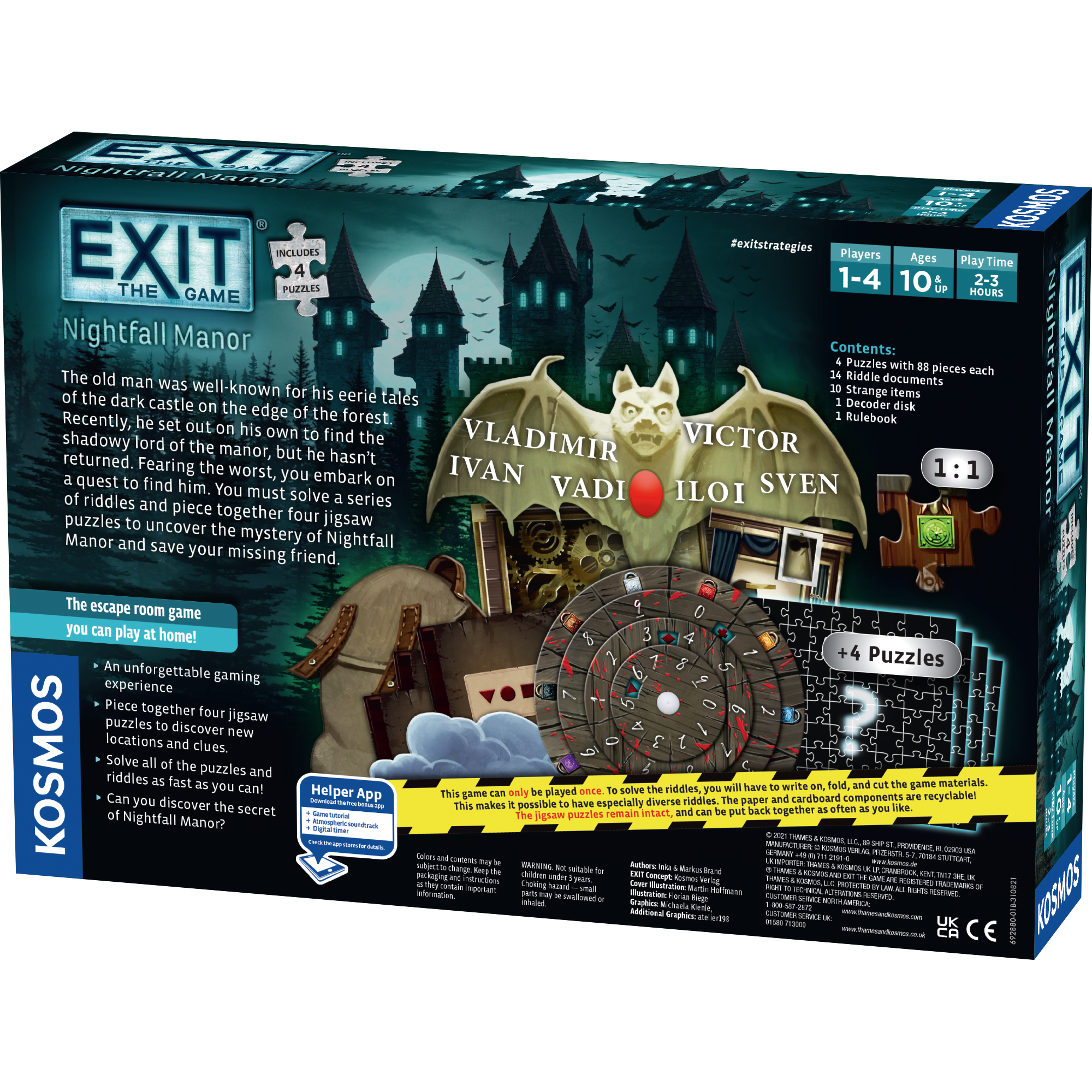 EXIT Puzzle: Nightfall Manor