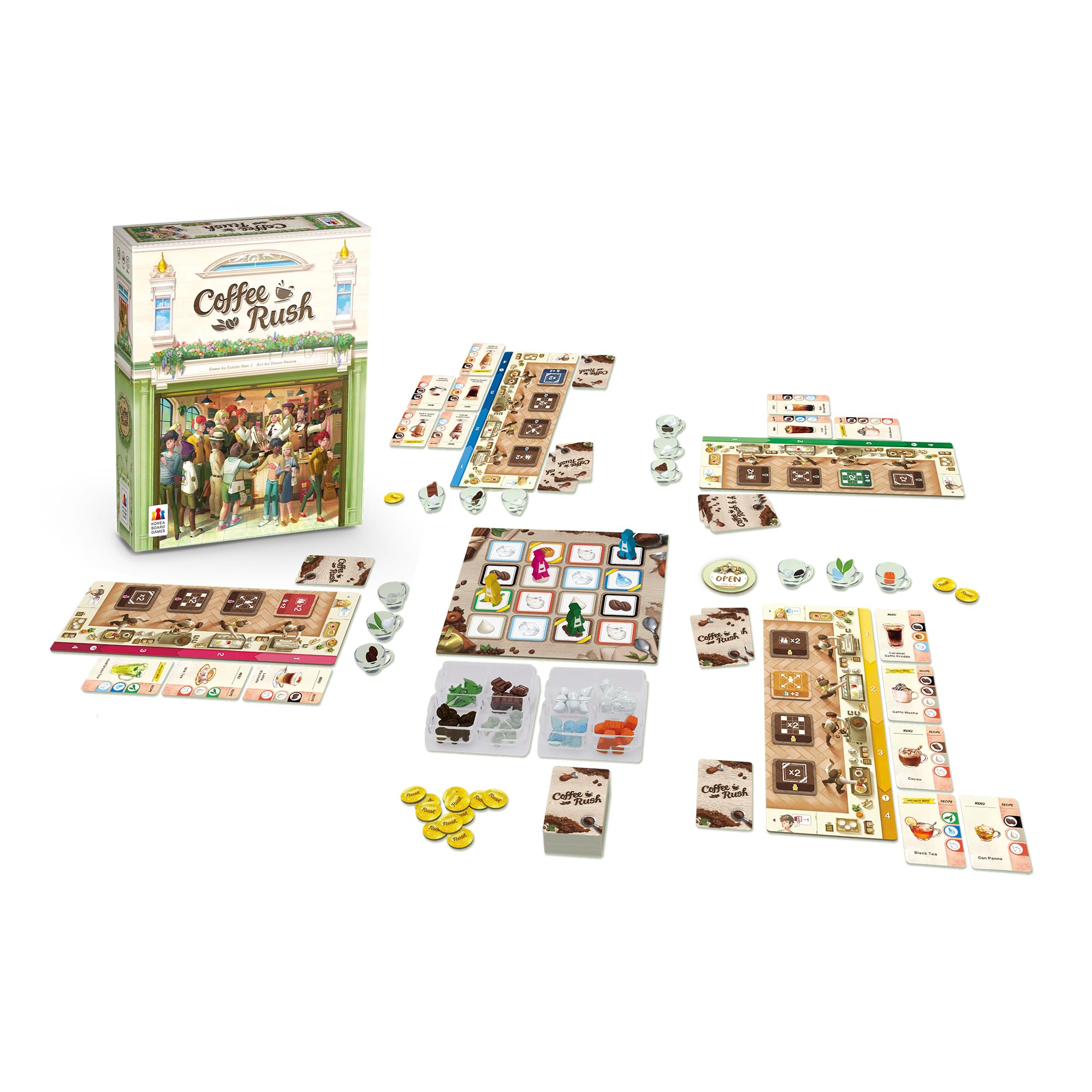 Coffee Rush Board Game