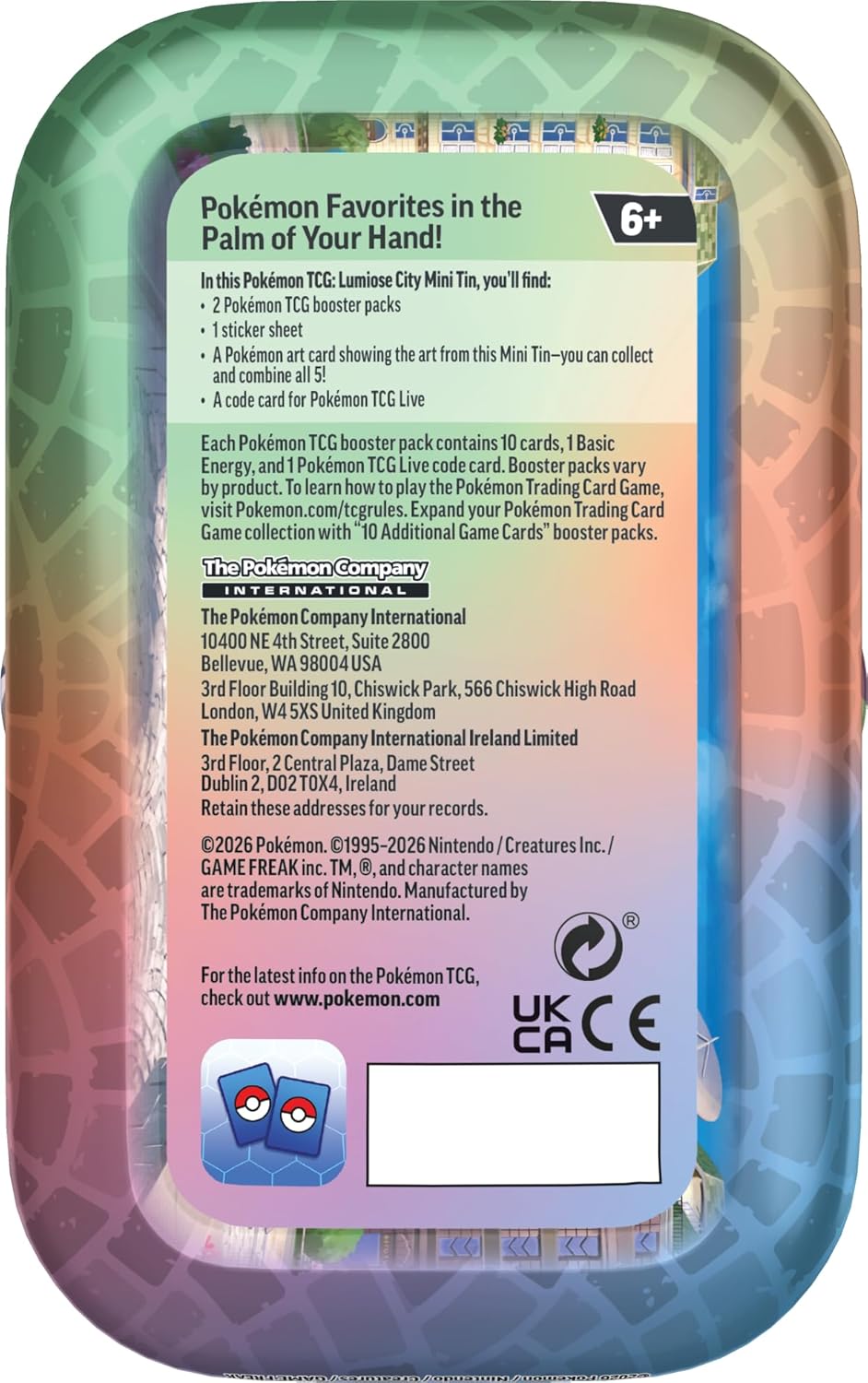 Pokemon TCG: Lumiose City Mini Tin - Meganium & Meowstic